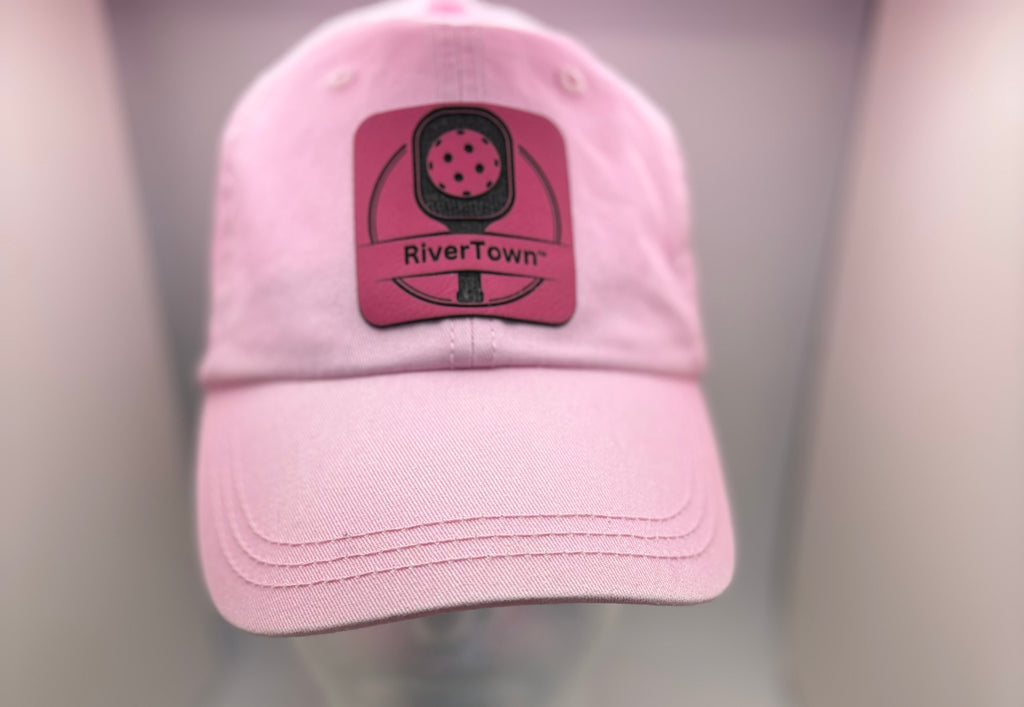 RT Pickleball Patch Hat - Pink Pigment Dyed - Unstructured