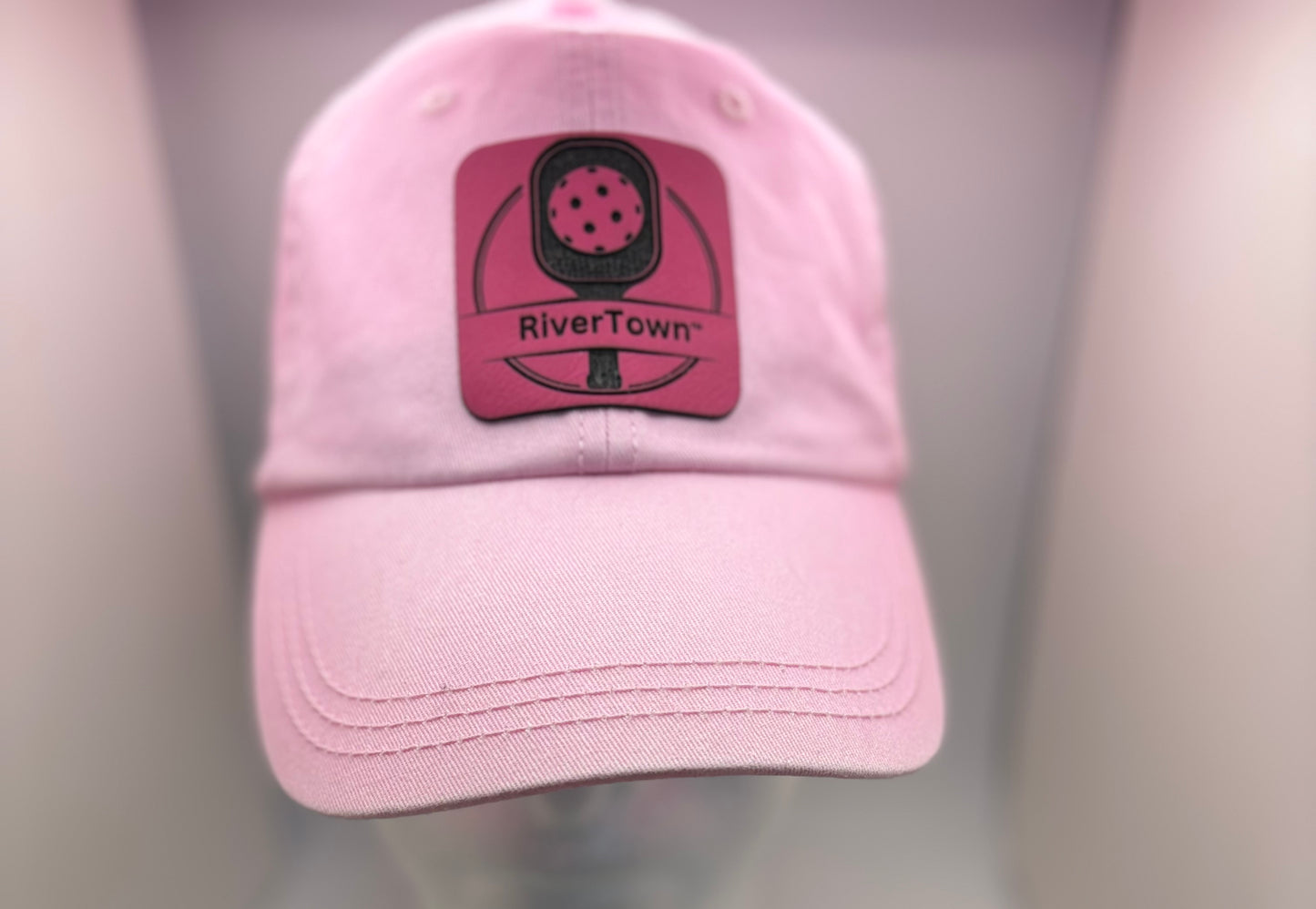 RT Pickleball Patch Hat - Pink Pigment Dyed - Unstructured