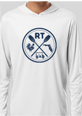 New RT Design - UPF 50+ Performance Hooded Long Sleeve T-Shirt - White